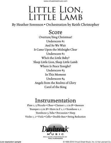 Little Lion, Little Lamb (COMPLETE)