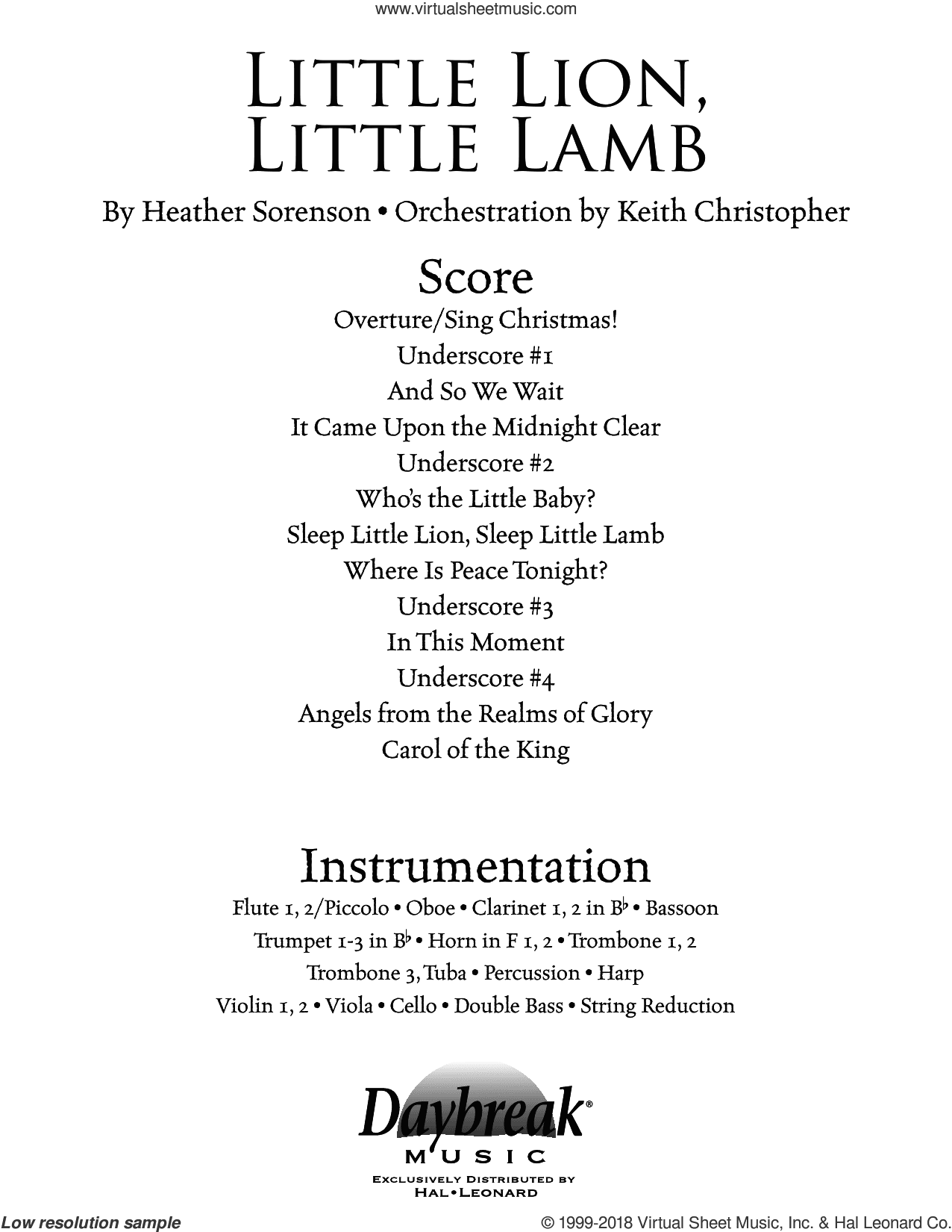 Little Lion, Little Lamb (COMPLETE)