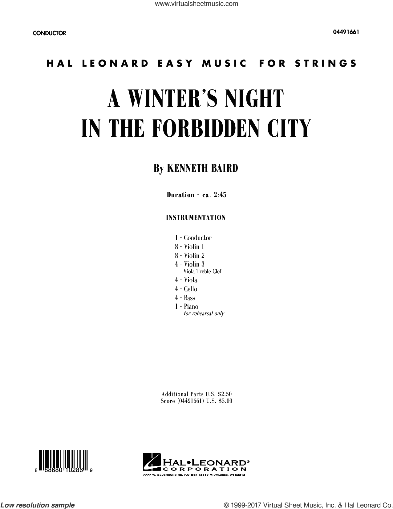 A Winter's Night in the Forbidden City (COMPLETE)