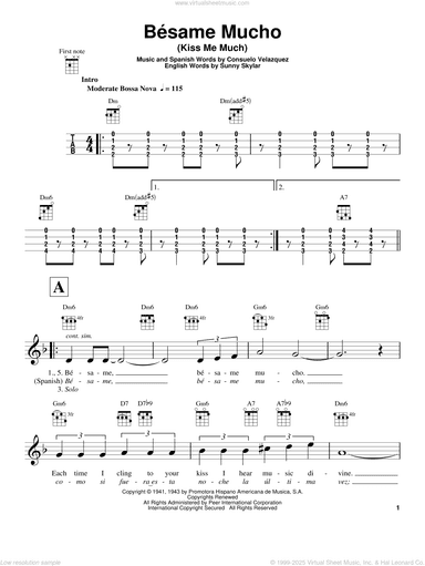 Besame Mucho (Kiss Me Much)