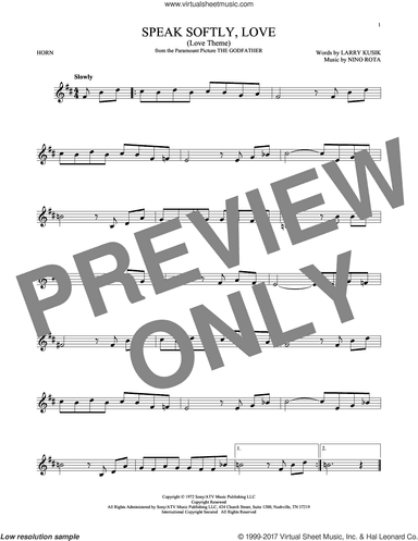 Speak Softly, Love (Love Theme)