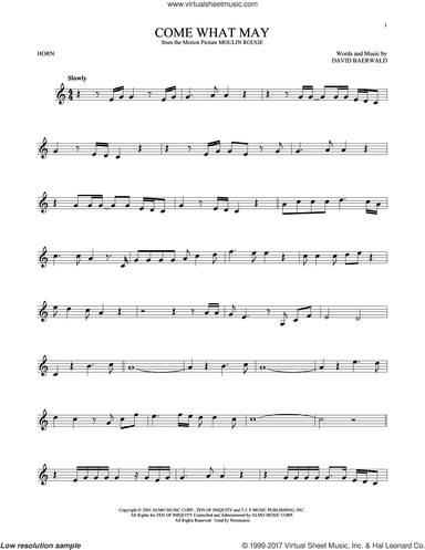 Come What May (from Moulin Rouge)