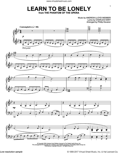Learn To Be Lonely (arr. Phillip Keveren)