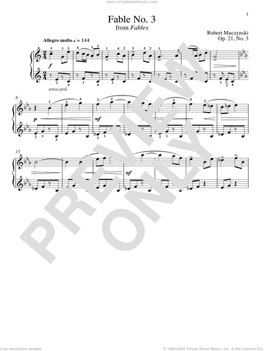 Fable No. 3, Op. 21