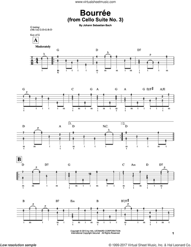 Cello Suite No. 3, BWV 1009 "Bourree I"