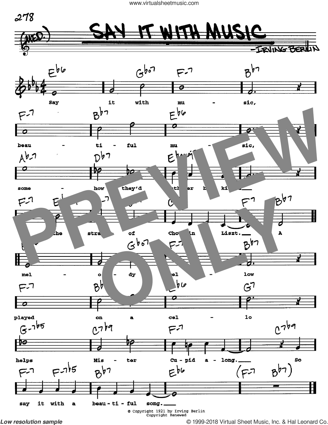 Say It With Music