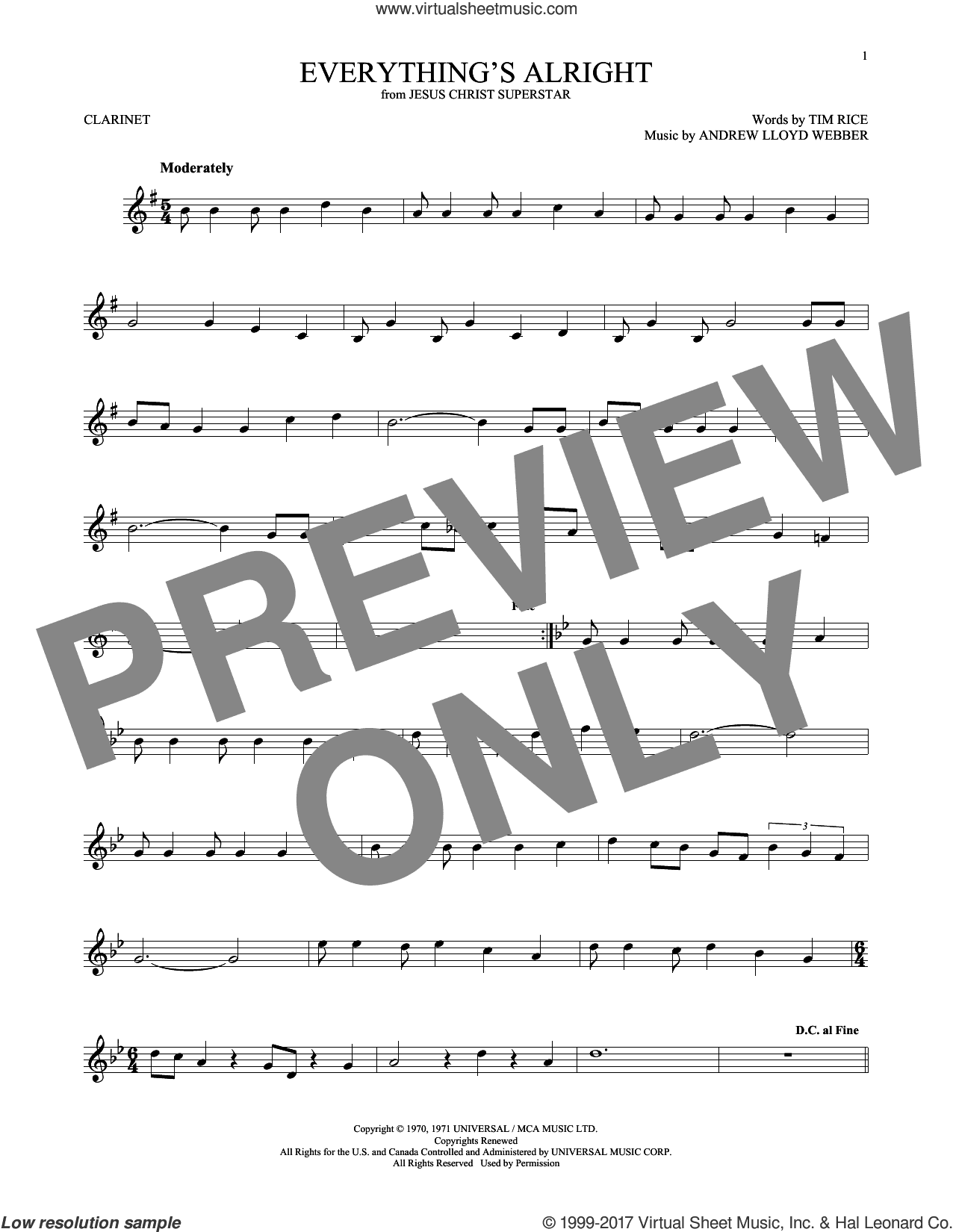 Everything's Alright (from Jesus Christ Superstar)