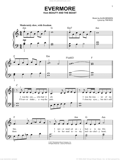Evermore (from Beauty and the Beast)
