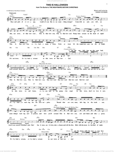 This Is Halloween (from The Nightmare Before Christmas)
