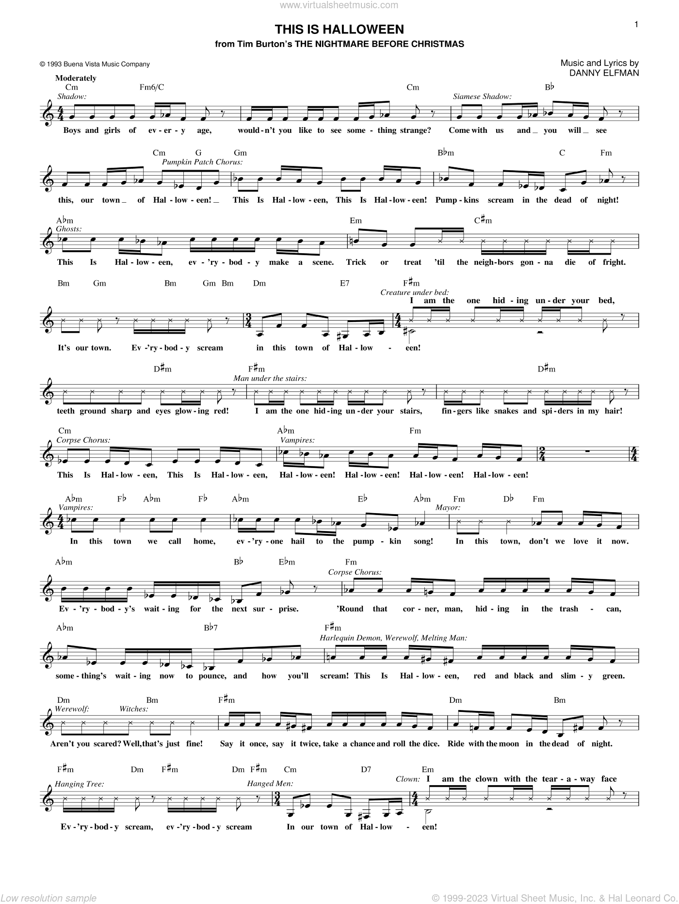 This Is Halloween (from The Nightmare Before Christmas)