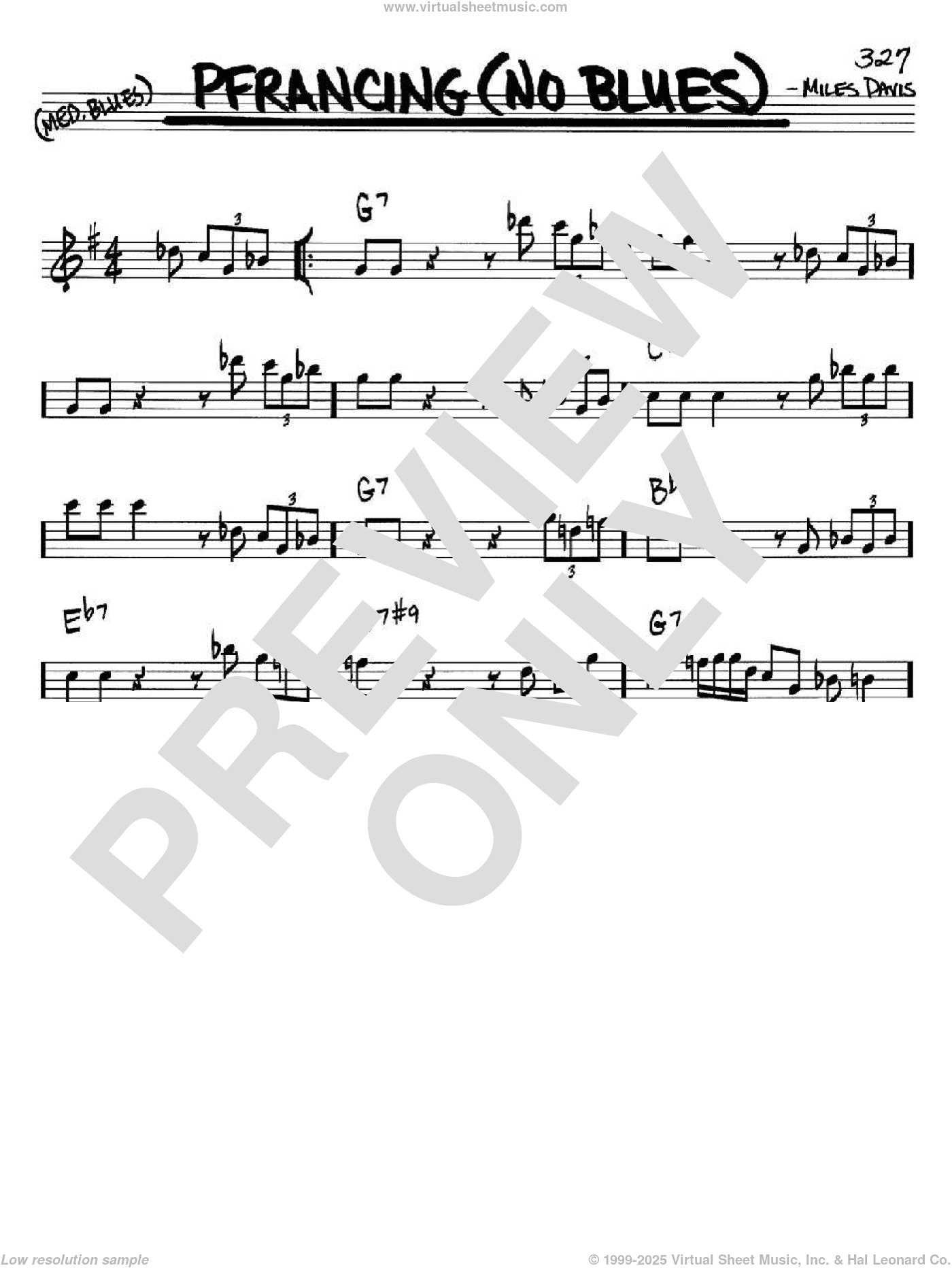 Pfrancing (No Blues)