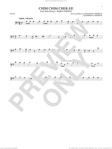 Chim Chim Cher-ee (from Mary Poppins)