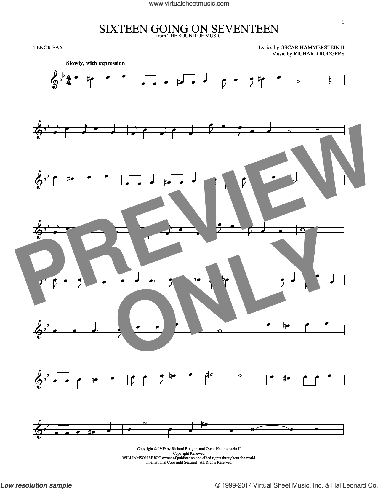 Sixteen Going On Seventeen (from The Sound of Music)