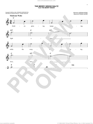 The Merry Widow Waltz