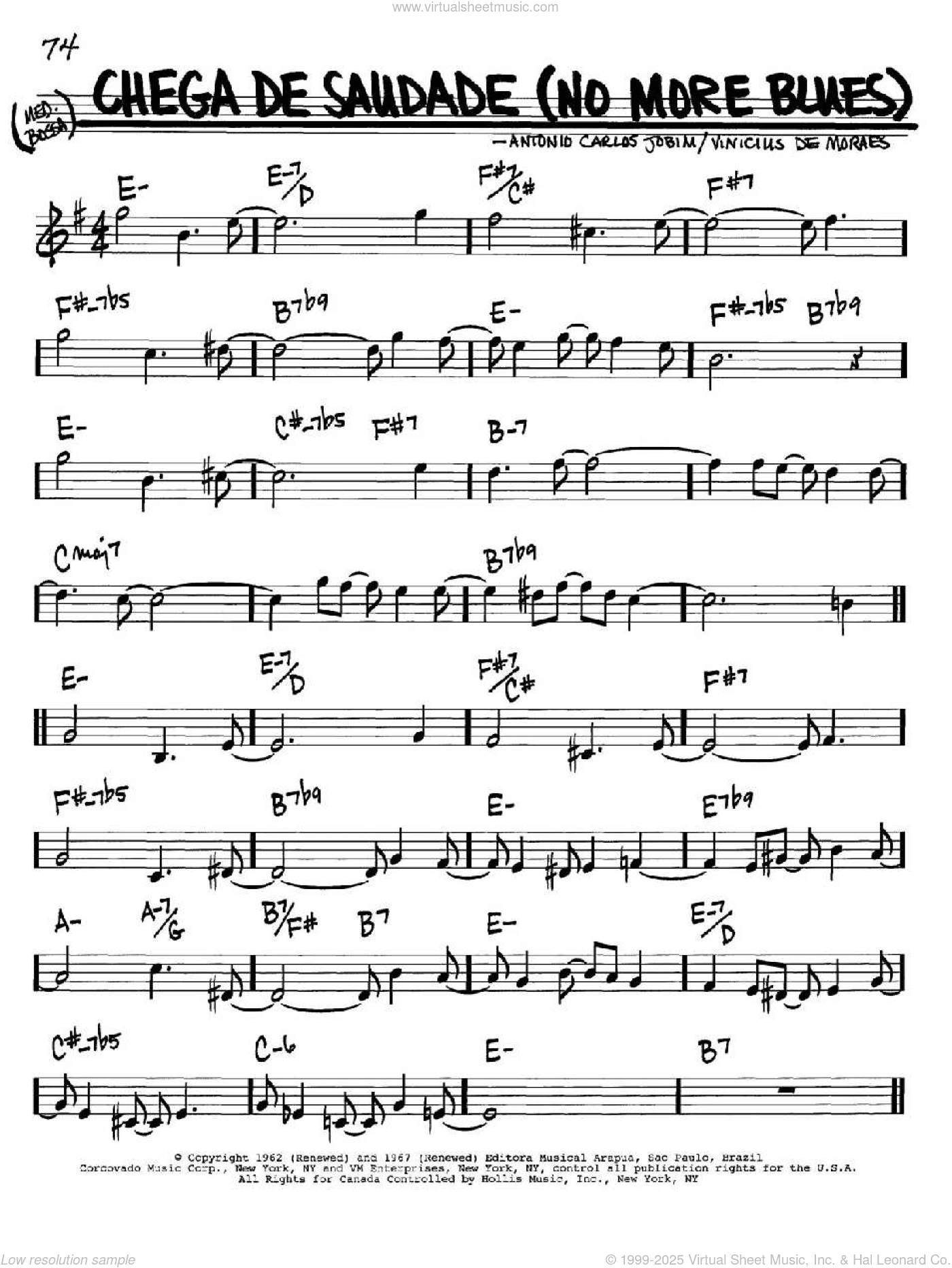 Chega De Saudade (No More Blues)