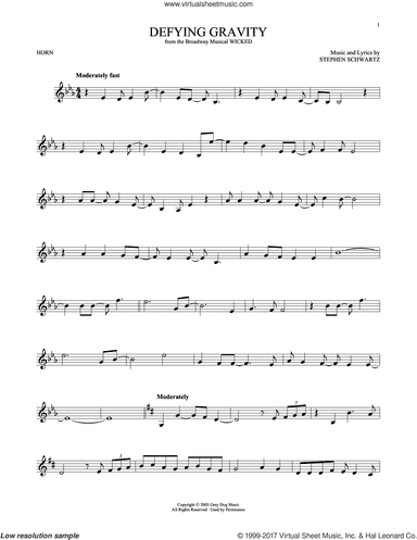 Defying Gravity (from Wicked)