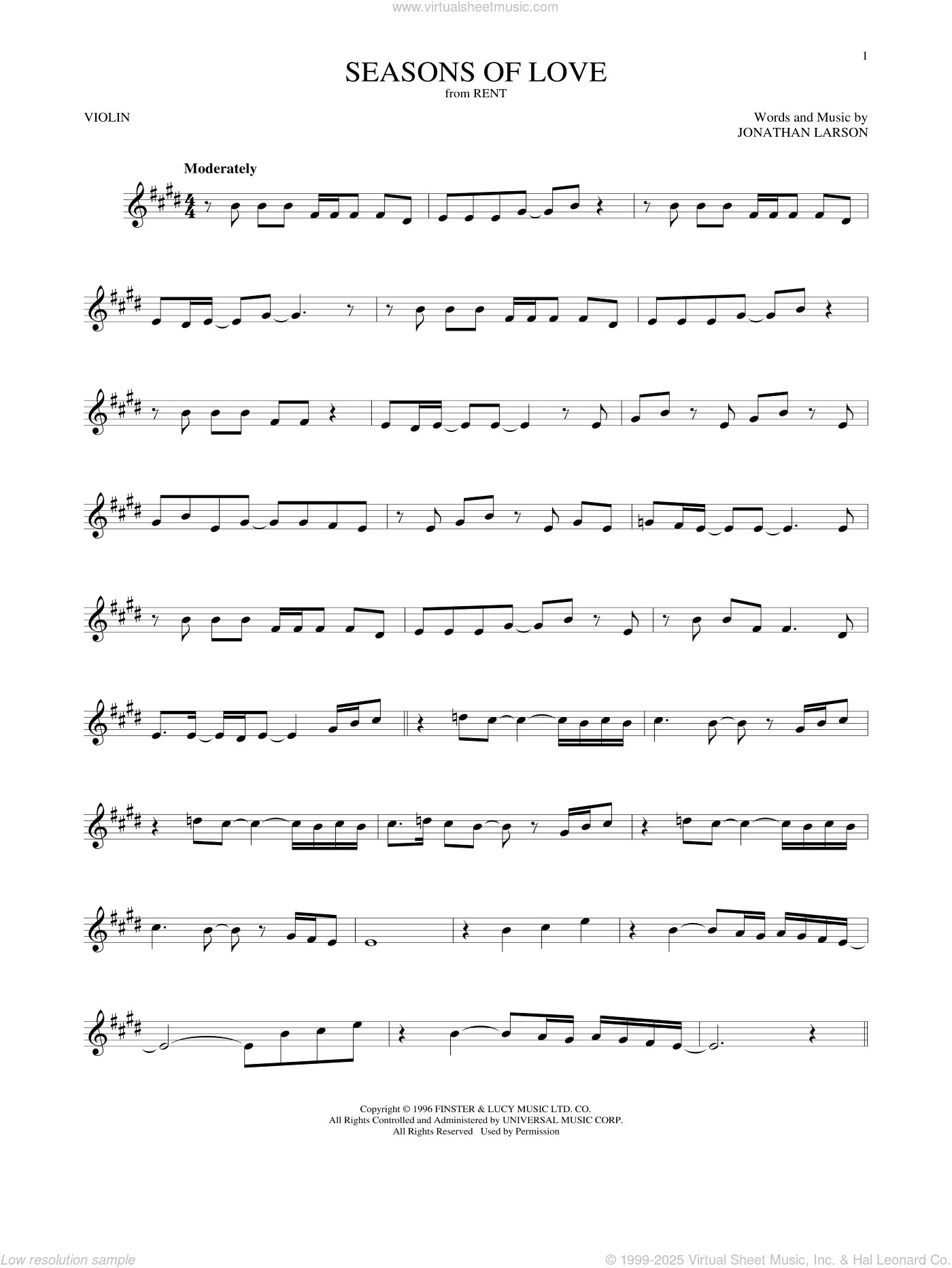 Seasons Of Love (from Rent)