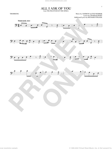All I Ask Of You (from The Phantom Of The Opera)