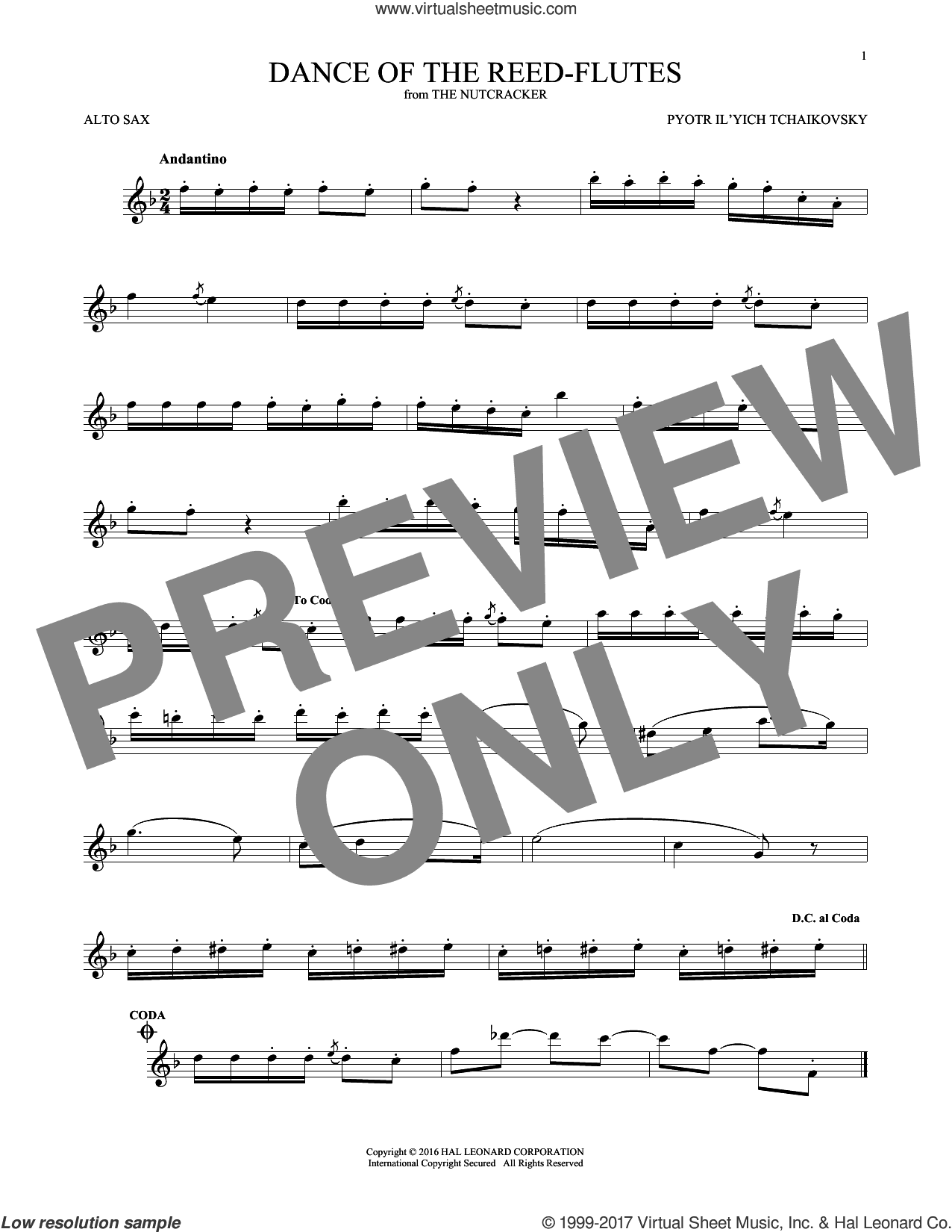 Dance Of The Reed Flutes, Op. 71a (from The Nutcracker)