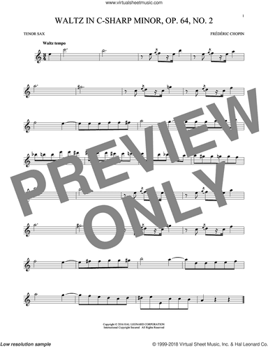 Waltz In C-Sharp Minor, Op. 64, No. 2