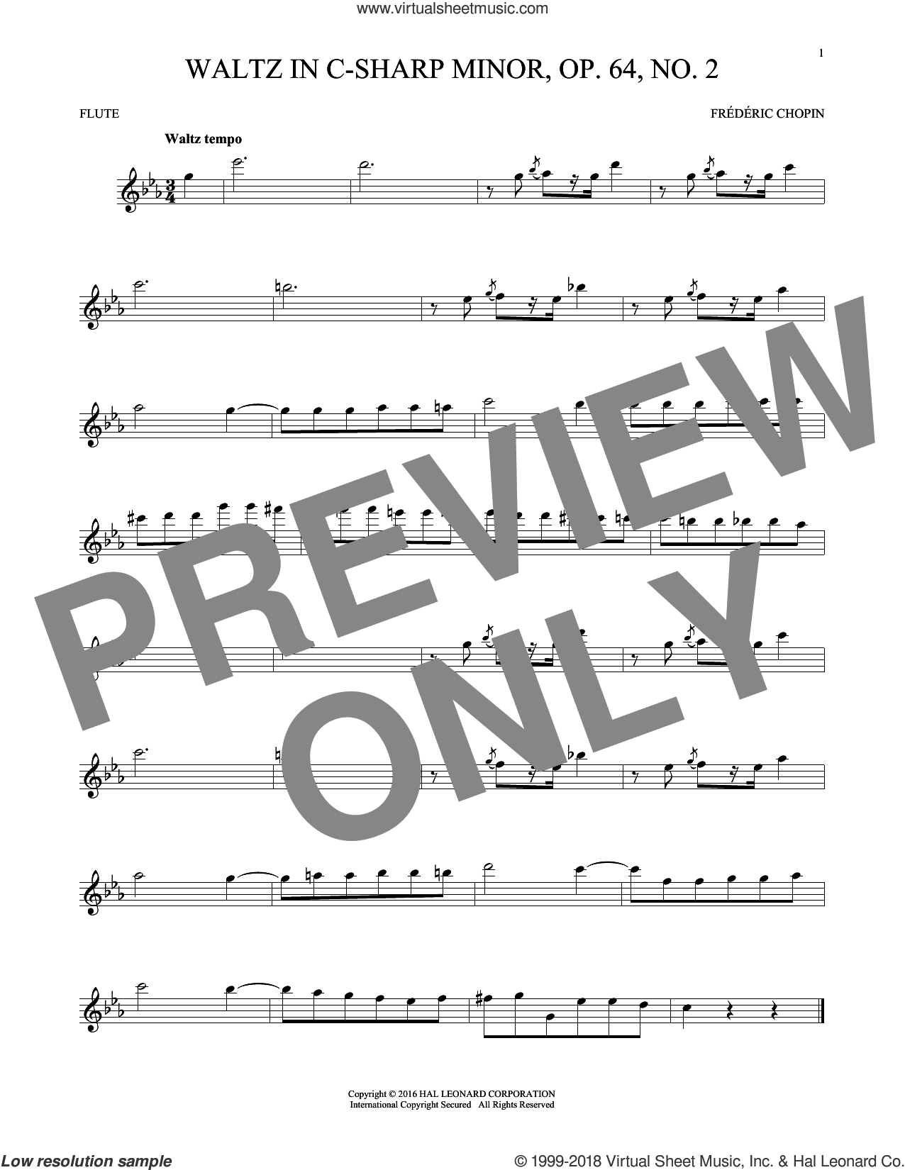 Waltz In C-Sharp Minor, Op. 64, No. 2
