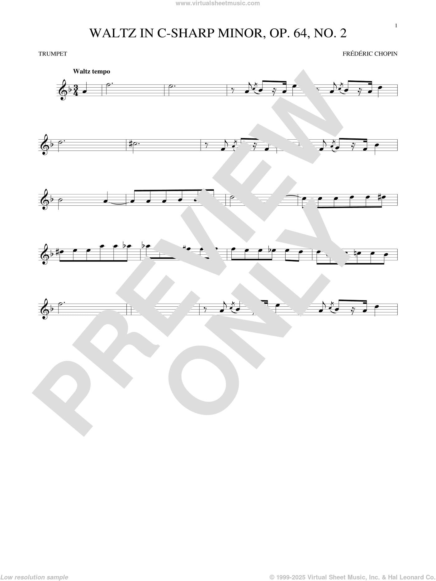 Waltz In C-Sharp Minor, Op. 64, No. 2