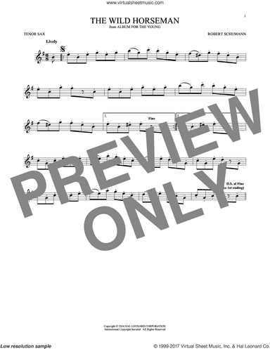 The Wild Horseman (Wilder Reiter), Op. 68, No. 8