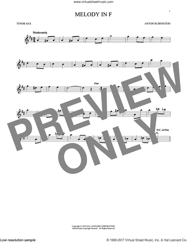 Melody In F