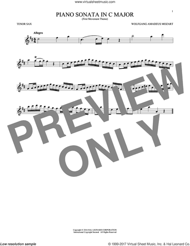 Piano Sonata In C Major