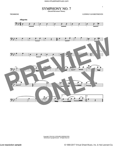 Symphony No. 7 In A Major, Second Movement (Allegretto)