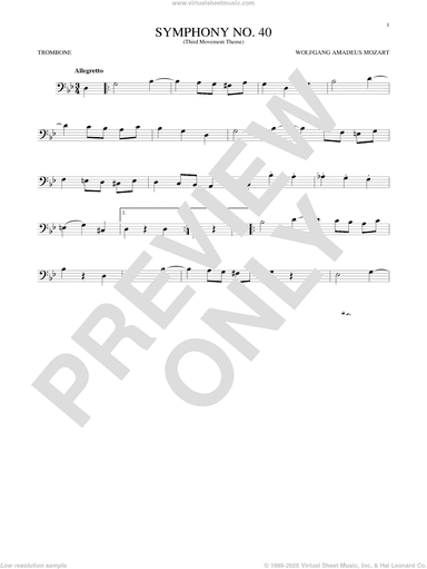 Symphony No. 40 In G Minor, Third Movement ("Minuet")