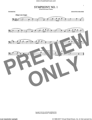 Symphony No. 1 In C Minor, Fourth Movement Excerpt