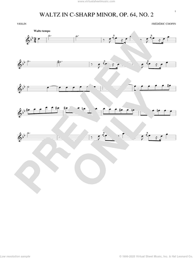 Waltz In C-Sharp Minor, Op. 64, No. 2