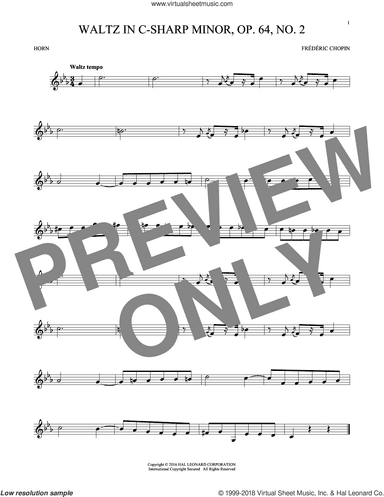 Waltz In C-Sharp Minor, Op. 64, No. 2