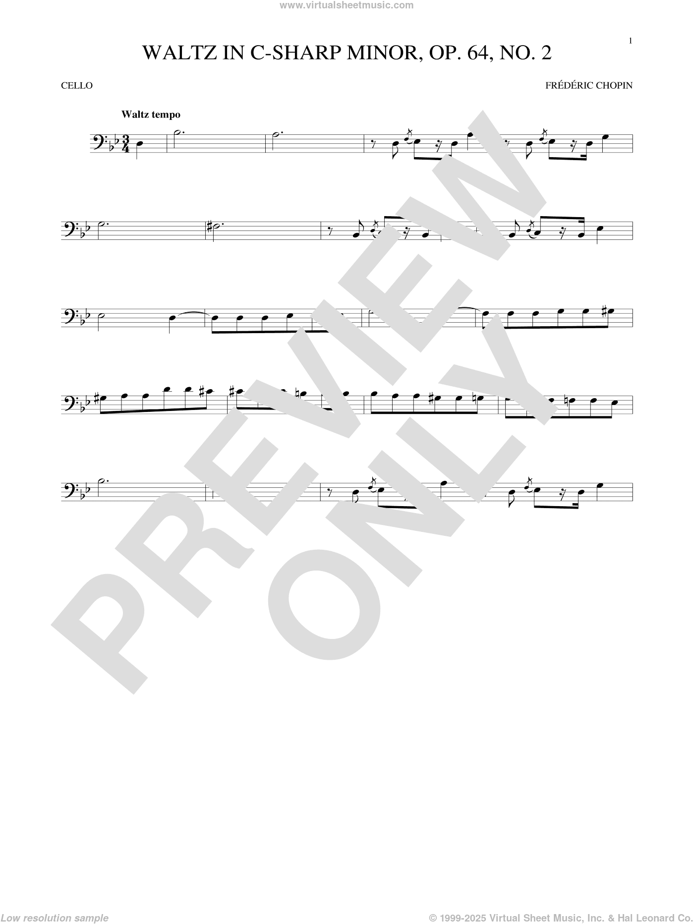 Waltz In C-Sharp Minor, Op. 64, No. 2