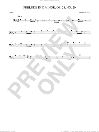Prelude, Op. 28, No. 20