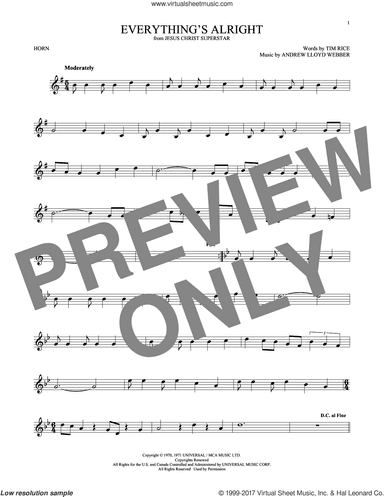 Everything's Alright (from Jesus Christ Superstar)