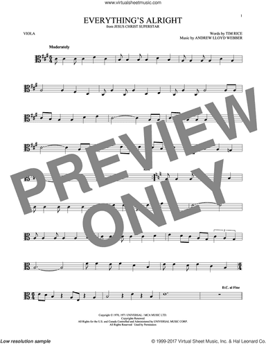 Everything's Alright (from Jesus Christ Superstar)