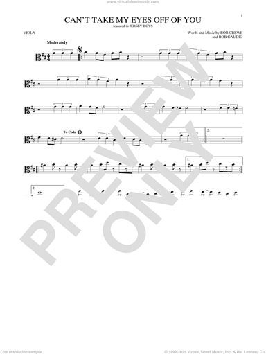 Can't Take My Eyes Off Of You (from Jersey Boys)
