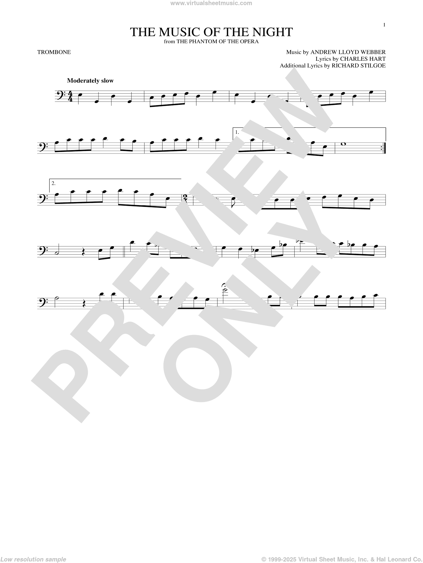 The Music Of The Night (from The Phantom Of The Opera)