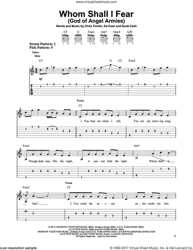 Whom Shall I Fear (God Of Angel Armies)