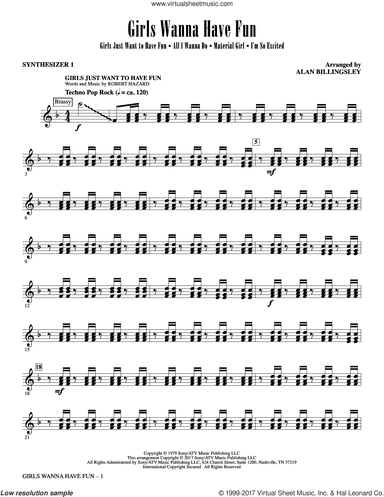 Girls Wanna Have Fun (Medley) (complete set of parts)