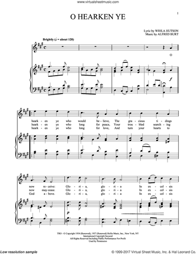 O Hearken Ye