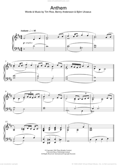 Anthem (from "Chess")