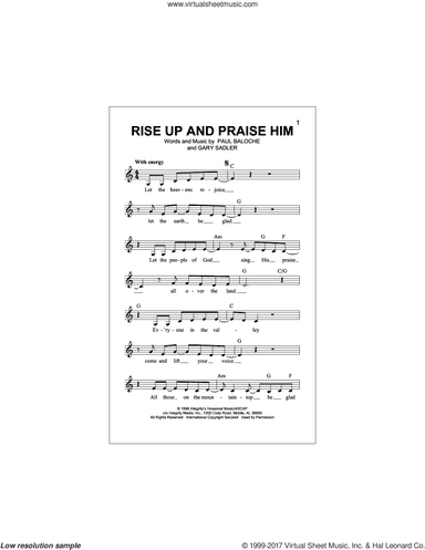 Rise Up And Praise Him