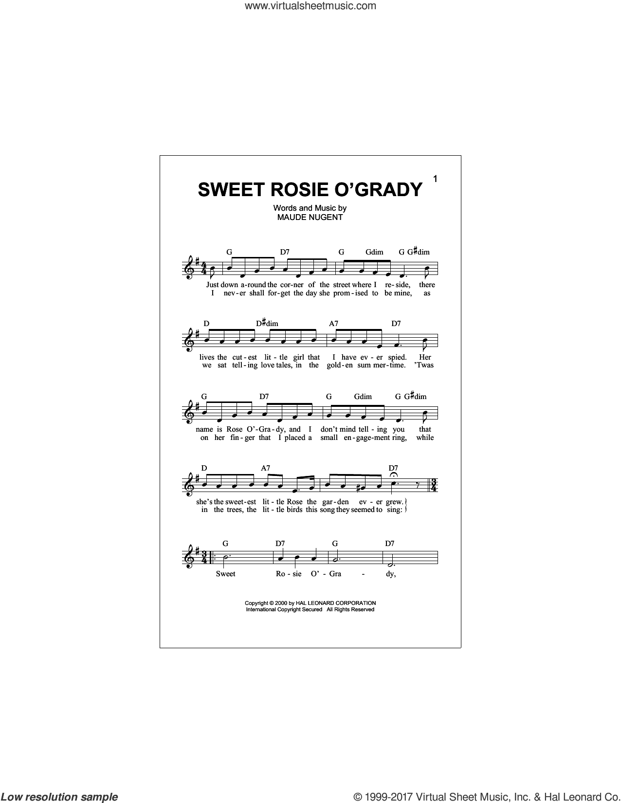 Sweet Rosie O'Grady
