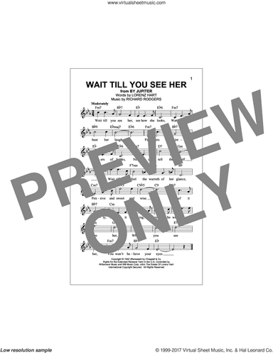 Wait Till You See Her