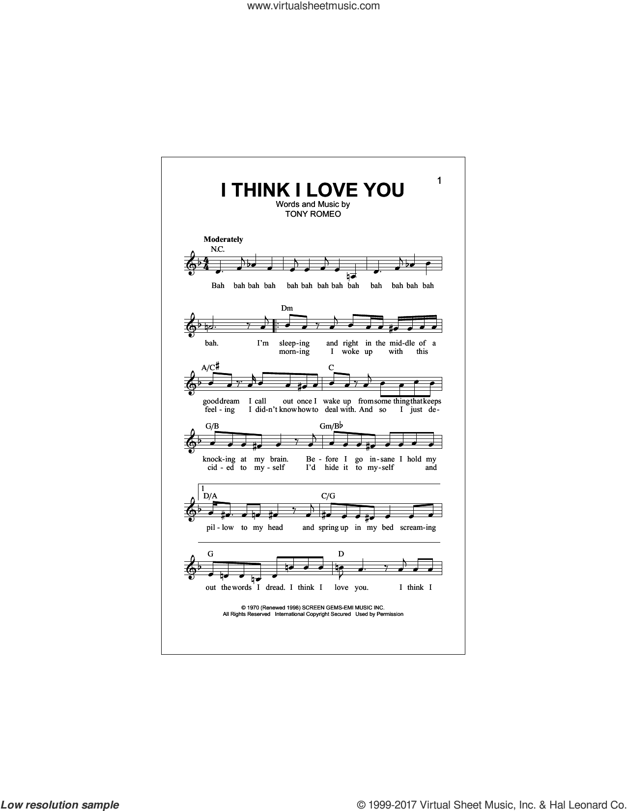I Think I Love You