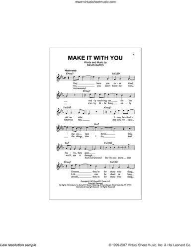 Make It With You
