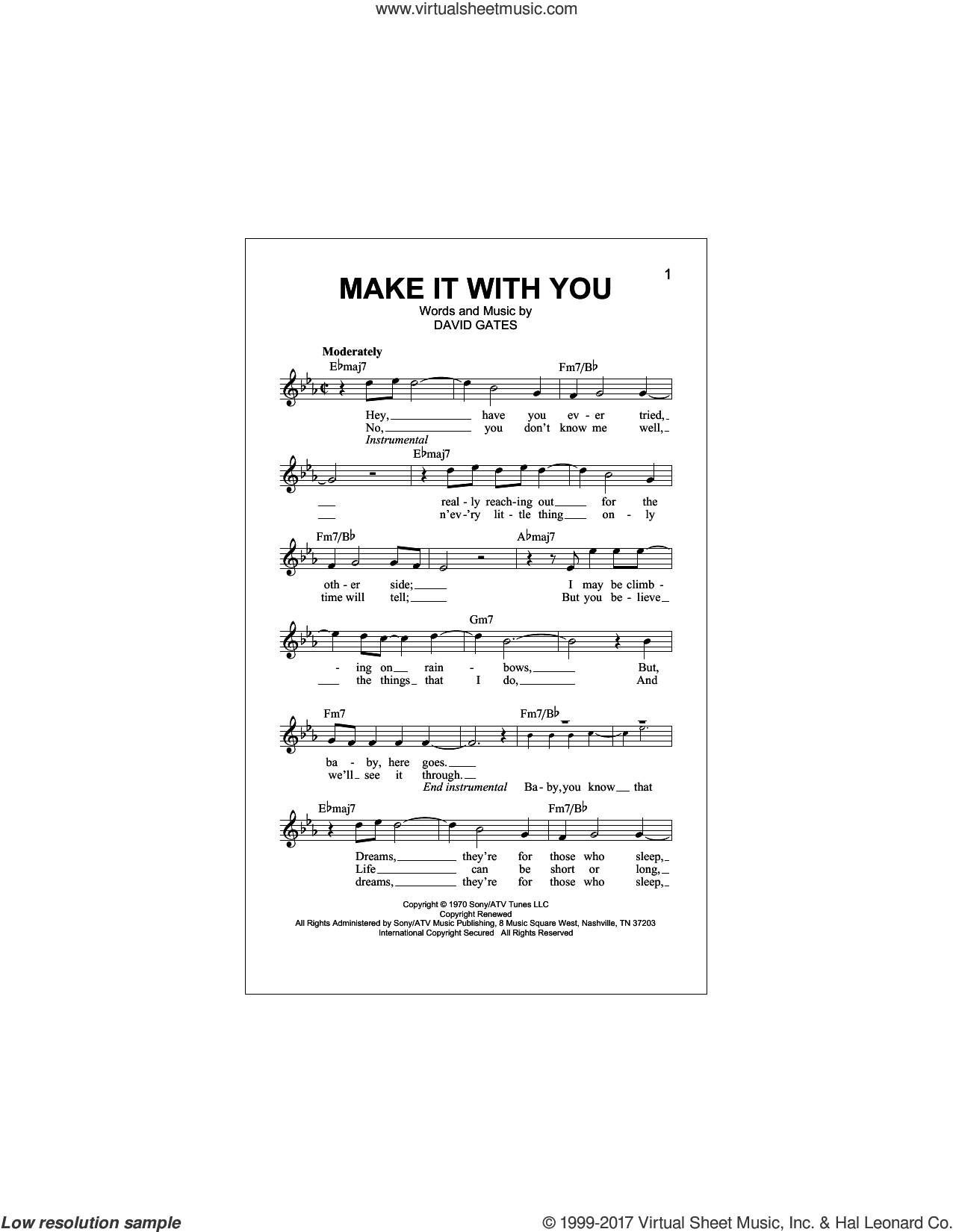 Make It With You